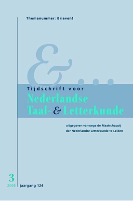 Afbeeldingen van Tijdschrift voor Nederlandse Taal- en Letterkunde 3/2008/ Brieven