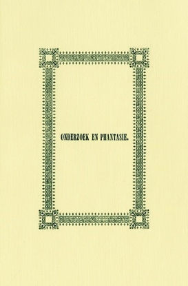 Afbeeldingen van Onderzoek en phantasie