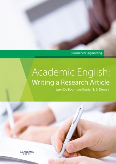 Afbeelding van Academic English: Writing a research article