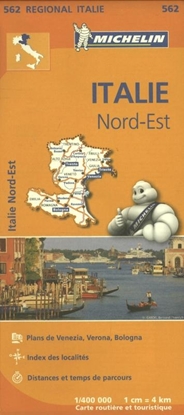 Afbeeldingen van Regionale kaarten Michelin Michelin Wegenkaart 562 Italië Noordoost