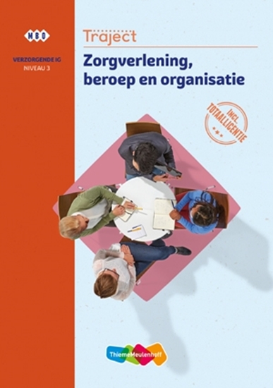 Afbeelding van Traject Combipakket Zorgverlening beroep en organisatie niv 3 boek en totaallicentie 1 jaar