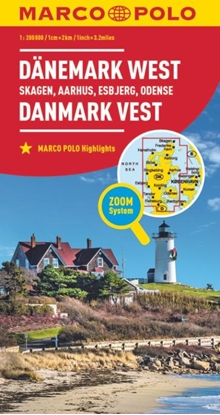 Afbeeldingen van Marco Polo Wegenkaart Marco Polo Wegenkaart Denemarken West - Skagen