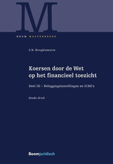 Afbeelding van Boom Masterreeks Koersen door de Wet op het financieel toezicht