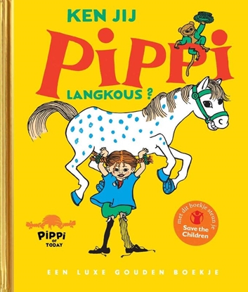 Afbeeldingen van Gouden Boekjes Ken jij Pippi Langkous?