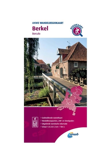 Afbeelding van ANWB Wandelregiokaart Berkel