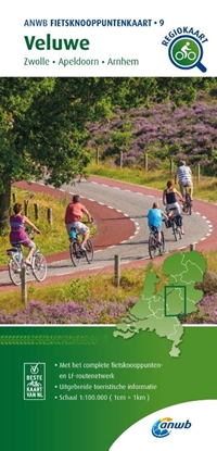 Afbeeldingen van ANWB Fietsknooppuntenkaart Fietsknooppuntenkaart Veluwe 1:100.000