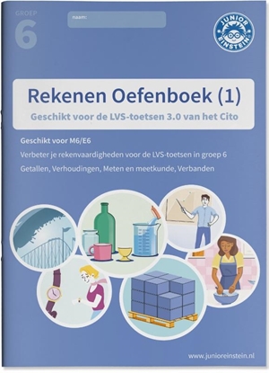 Afbeeldingen van Deel 1 Rekenen Oefenboek deel 1 groep 6