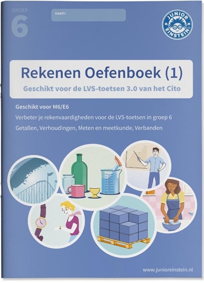 Afbeelding van Deel 1 Rekenen Oefenboek deel 1 groep 6