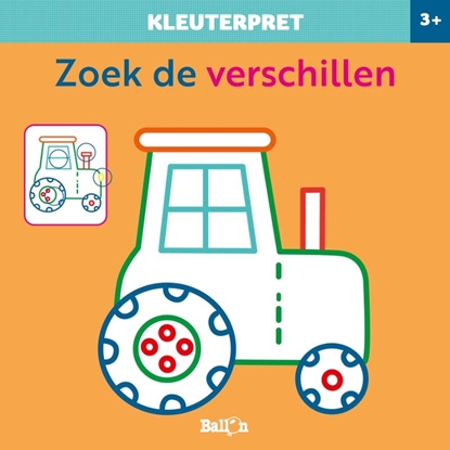 Afbeeldingen van Kleuterpret Zoek de verschillen 3+