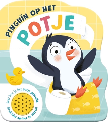 Afbeeldingen van 1 geluid shaped Geluidboek Kleine Pinguïn op het potje