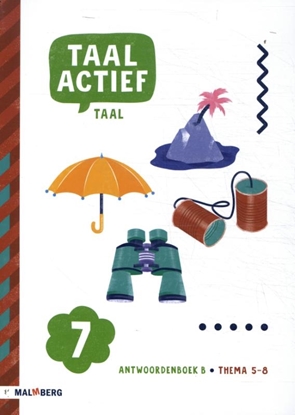 Afbeeldingen van Taal actief groep 7 thema 5-8 antwoordenboek B