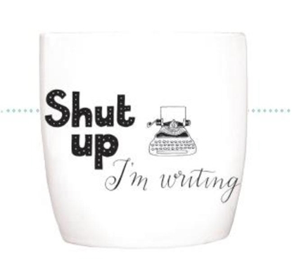 Afbeeldingen van Blossom Mugs 6 x Shut up, I¿m writing