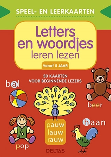 Afbeelding van Speel- en leerkaarten Letters en woordjes leren lezen Vanaf 5 jaar