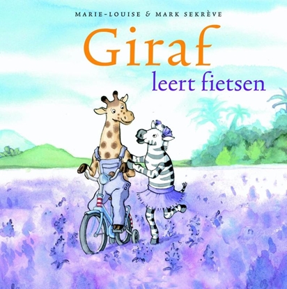 Afbeeldingen van Giraf Giraf leert fietsen