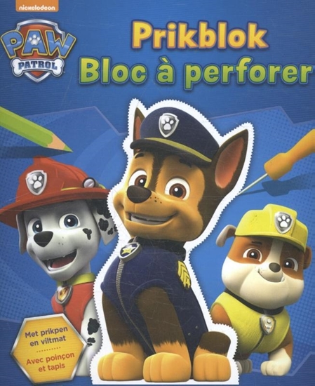 Afbeelding van Paw Patrol prikblok ; La Pat'patrouille bloc à perforer