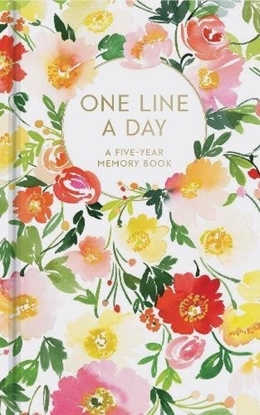 Afbeeldingen van One Line a Day Floral One Line a Day: A Five-Year Memory Book