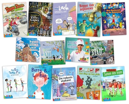 Afbeeldingen van Pakket Leesserie Estafette groep 7