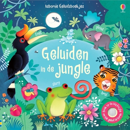 Afbeeldingen van Usborne Geluidsboekjes Geluidsboekje – Geluiden in de jungle