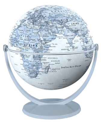 Afbeeldingen van Globe 15 cm pol. blauw draai & kantel