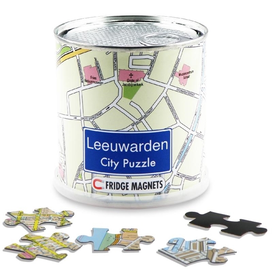 Afbeelding van Leeuwarden city puzzel magnetisch