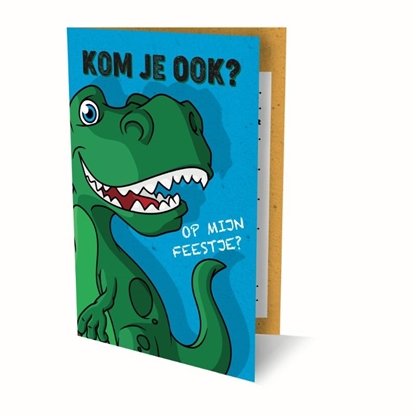 Afbeeldingen van UITNODIGINGEN DINOSAURUS PK 894 / 6X3,95 - FSC MIX CREDIT