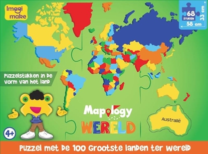 Afbeeldingen van Wereld's grootste landen (NL) foam puzzle