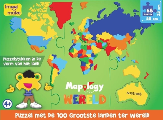 Afbeelding van Wereld's grootste landen (NL) foam puzzle