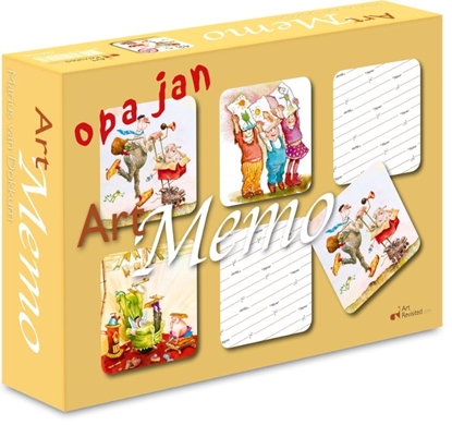 Afbeeldingen van Marius van Dokkum-Opa Jan Art Memo spel 24 sets