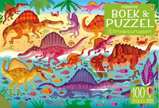Afbeelding van Dinosaurussen Boek & puzzel