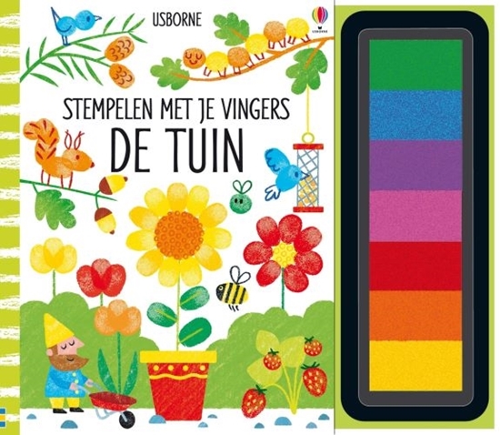 Afbeelding van Stempelen met je vingers Stempelen met je vingers De Tuin