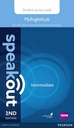 Afbeeldingen van Speakout - Intermediate second edition MyEnglishLab student access card