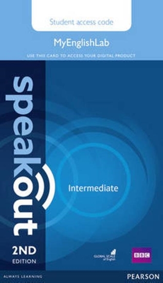 Afbeelding van Speakout - Intermediate second edition MyEnglishLab student access card
