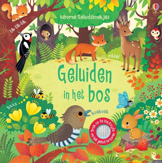 Afbeelding van Usborne Geluidsboekjes Geluidsboekje – Geluiden in het bos