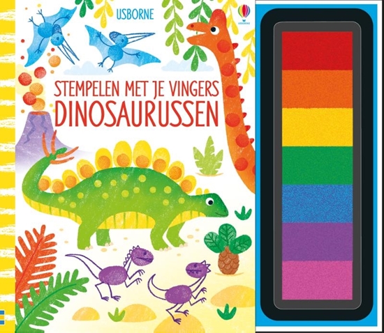 Afbeelding van Stempelen met je vingers Stempelen met je vingers Dinosaurussen