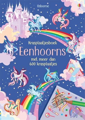 Afbeeldingen van Krasplaatjesboek Eenhoorn