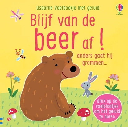 Afbeeldingen van Usborne Voelboekje met geluid Blijf van de beer af!