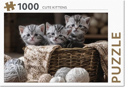 Afbeeldingen van Rebo legpuzzel 1000 stukjes - Cute Kittens