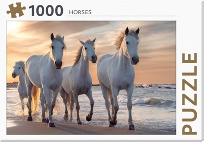 Afbeeldingen van Rebo legpuzzel 1000 stukjes - Horses