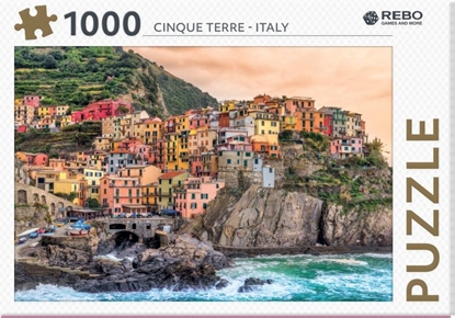 Afbeeldingen van Rebo legpuzzel 1000 stukjes - Cinque Terre Italy