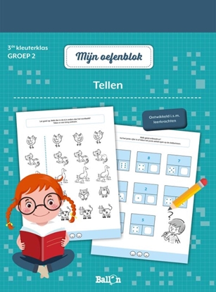 Afbeeldingen van Mijn oefenblok Tellen 3de kleuterklas - groep 2