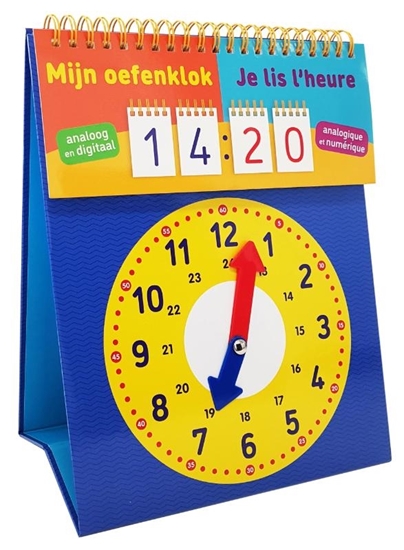 Afbeelding van Mijn oefenklok / Je lis l'heure