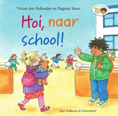 Afbeeldingen van Lisa en Jimmy Hoi, naar school!