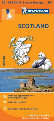 Afbeeldingen van Regionale kaarten Michelin Michelin Wegenkaart 501 Schotland