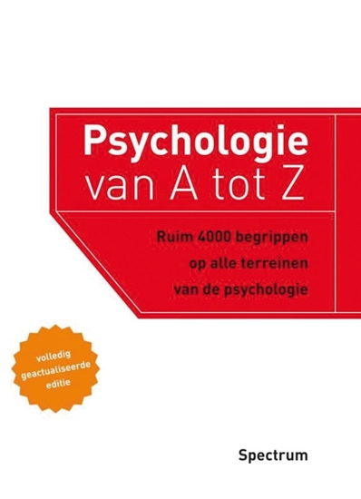 Afbeelding van Psychologie van A tot Z