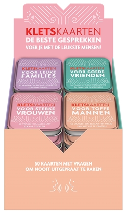 Afbeeldingen van Display kletskaarten - 4 x 4 ex.