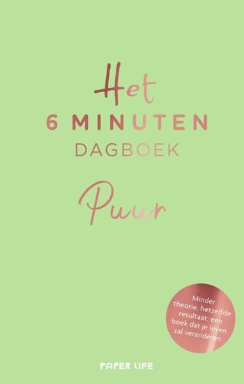 Afbeelding van Het 6 minuten dagboek Het 6 minuten dagboek Puur