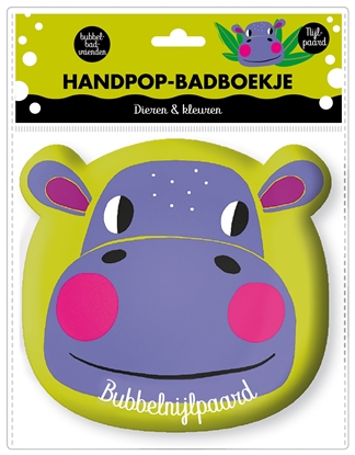 Afbeeldingen van Badboek Handpop badboekje - Nijlpaard