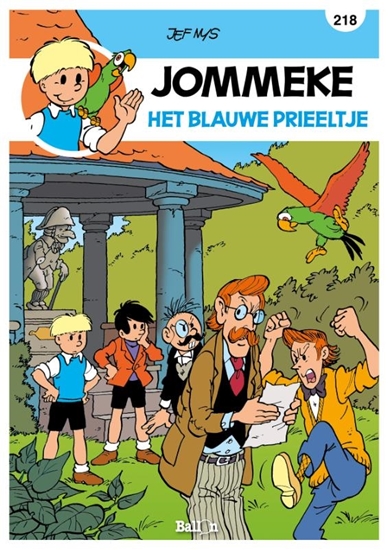 Afbeelding van Jommeke strip Het blauwe prieeltje