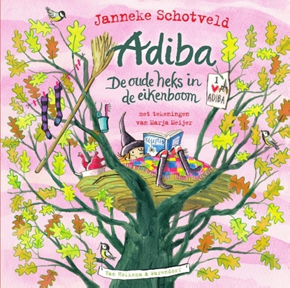 Afbeeldingen van Adiba, de oude heks in de eikenboom