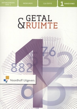 Afbeeldingen van Getal & Ruimte 1 HAVO/VWO Abtwoorden deel 1